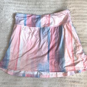 Woman’s pink tennis skirt